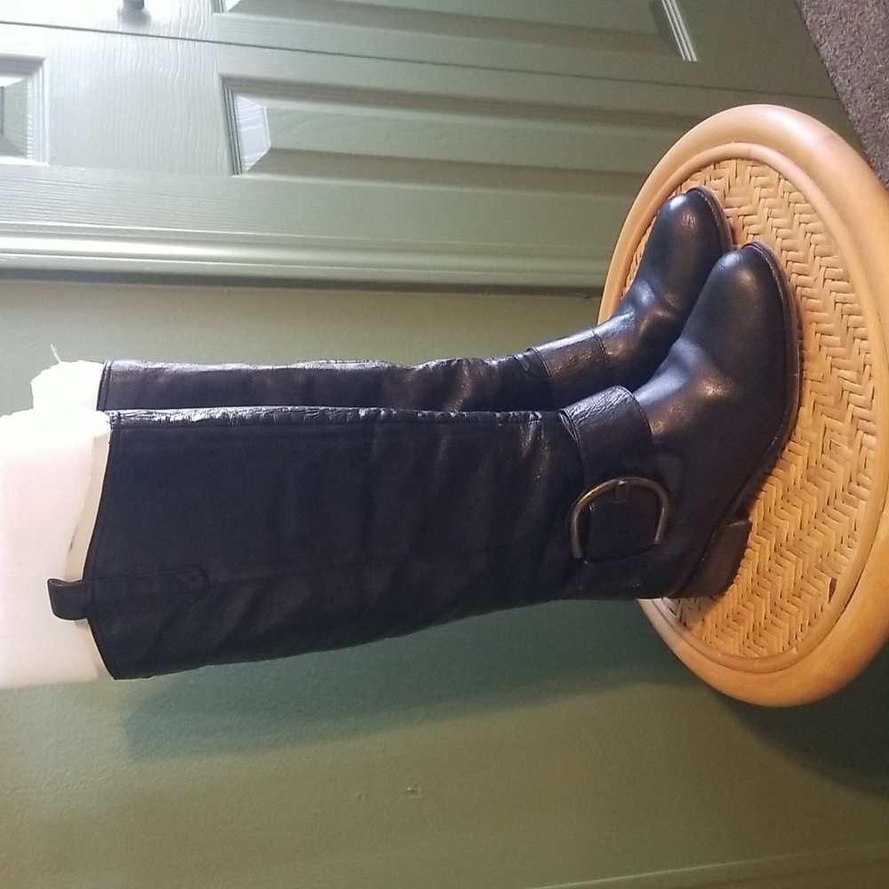 Steve Madden Frienzzi knee High Boots Riding Women's 8.5m Black